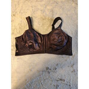 Playtex 18 Hour Wirefree Bra Front Close Back Power Support E525 Size 44DD